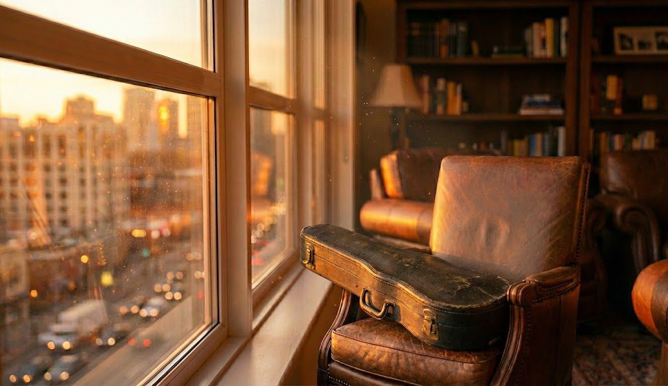 dawn of the day with Violin